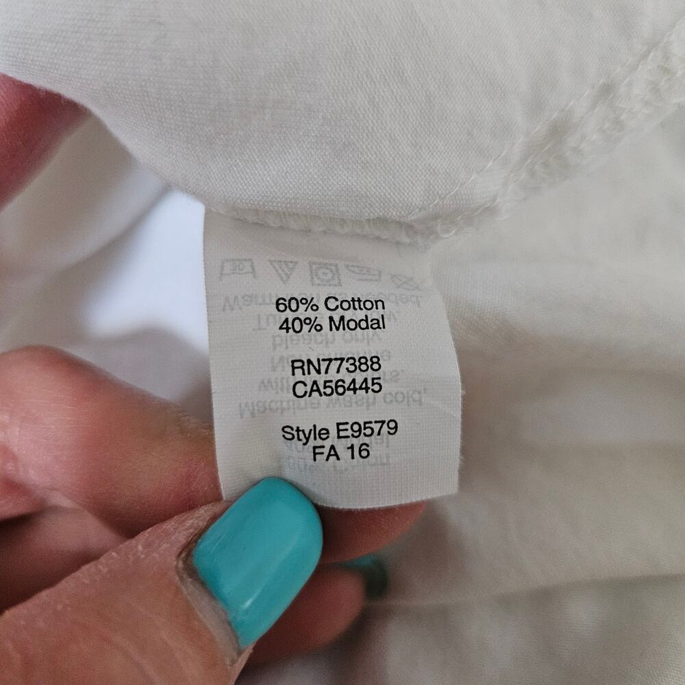 Madewell Drapey Oversized Boyshirt in Pure White Large - Picture 5 of 7